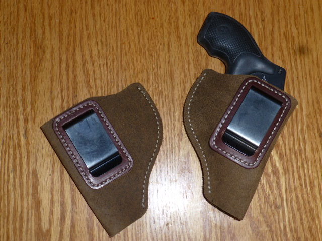 BROWN-IWB Leather Concealment Holster USA! J frame Colt Smith Wesson LCR Taurus