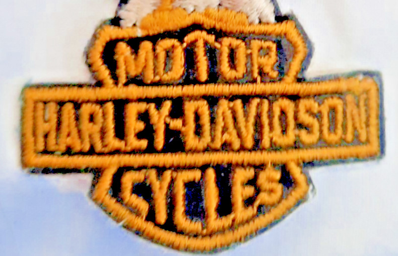 Harley-Davidson Motor Cycles Patch Eagle and Logo Emblem used aa
