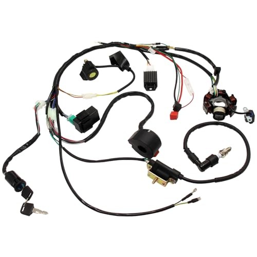 Complete Electric Wiring Harness CDI Stator for Chinese ATV UTV Go Kart Taotao