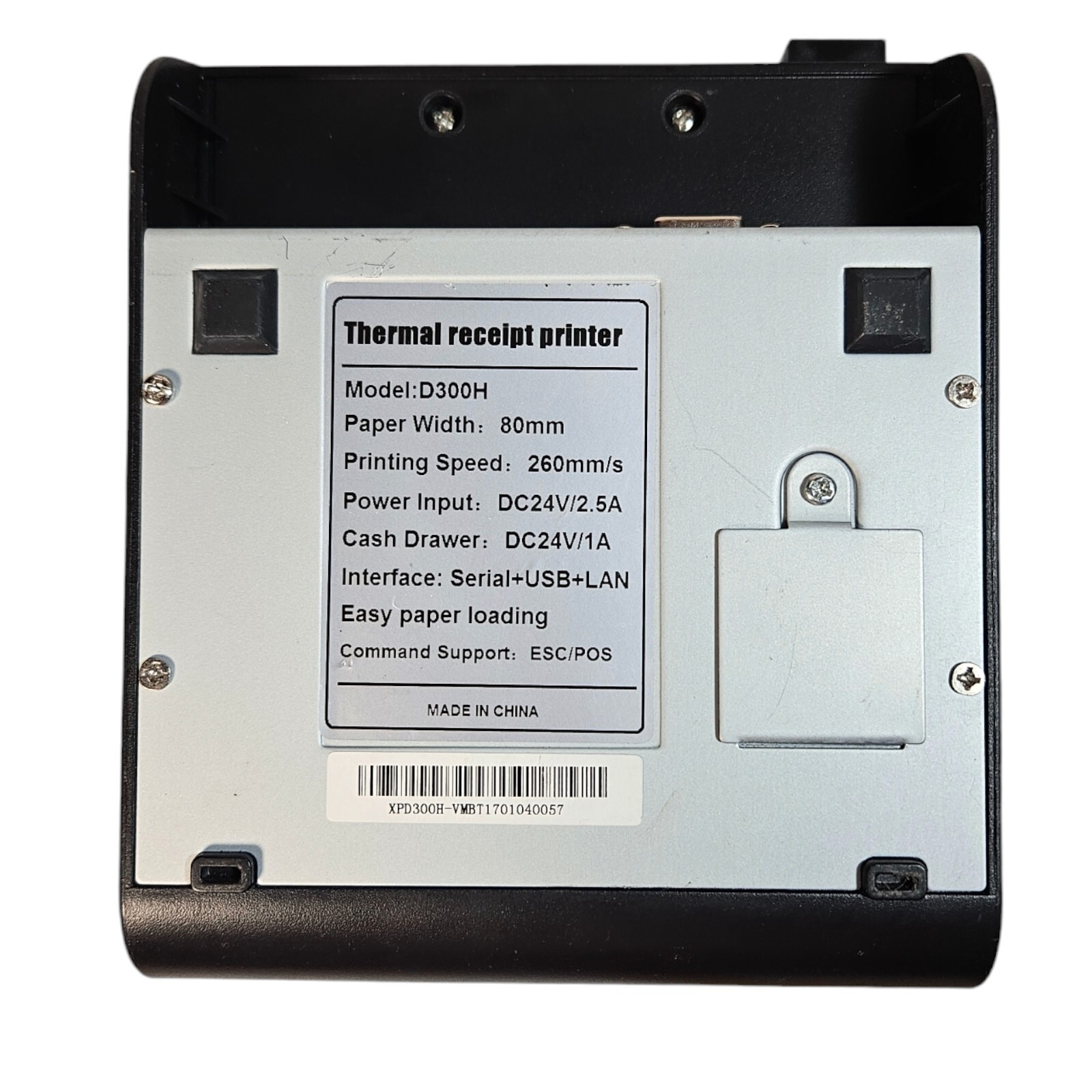XPrinter D300H Thermal Kitchen Ticket Printer 80mm 260mm/s Serial USB LAN