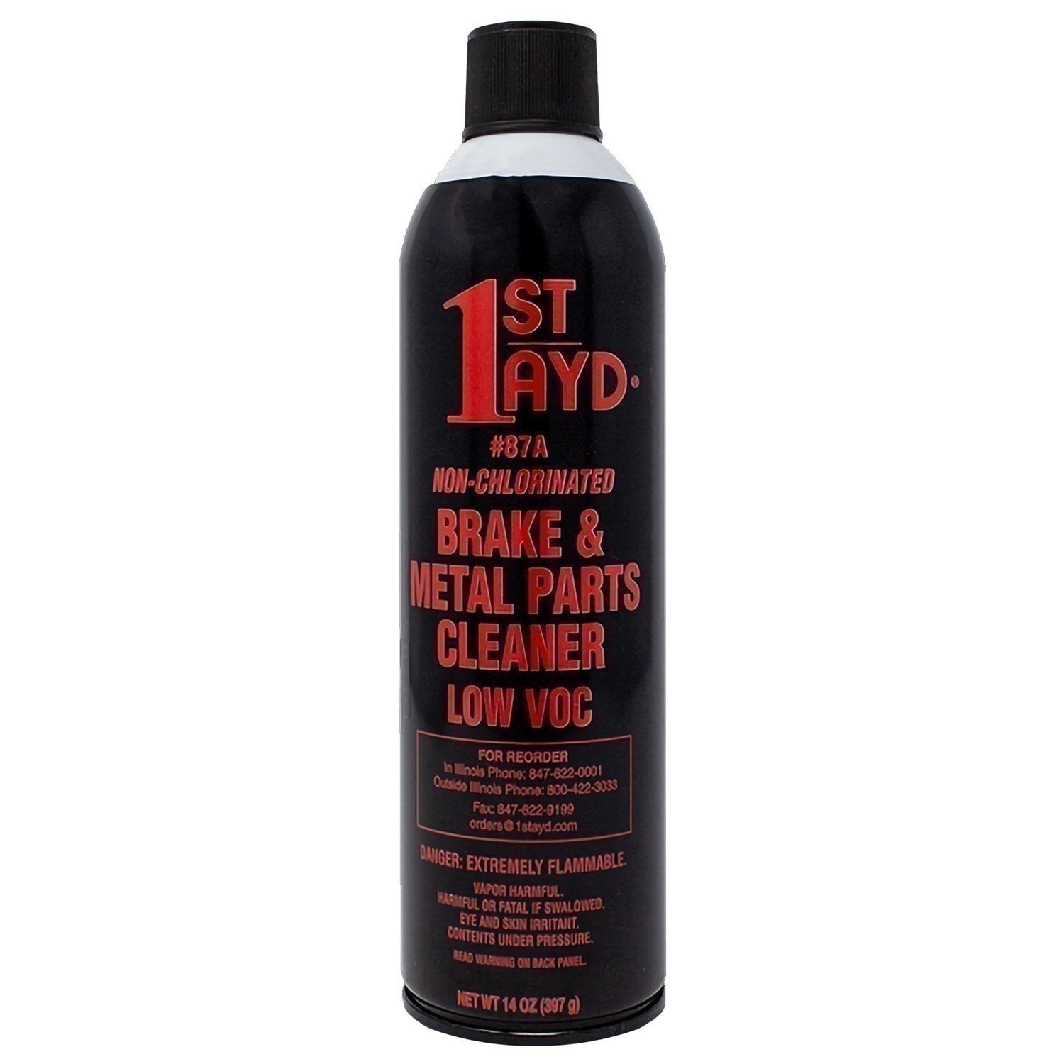 1ST AYD #87A Non-Chlorinated Brake and Metal Parts Cleaner Low VOC - 14oz