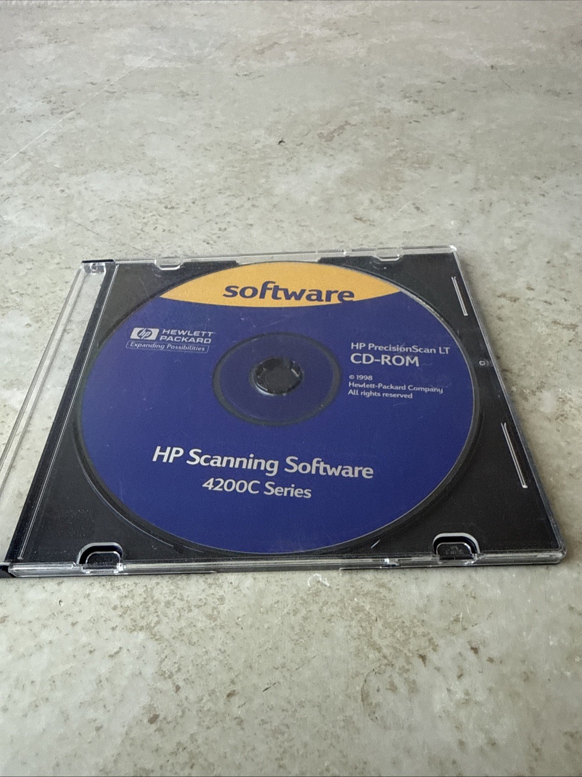 HP PrecisionScan LT CD-ROM - HP Scanning Software 4200C Series