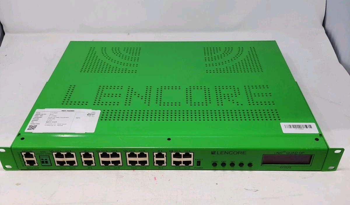 LENCORE G1525 Sound Masking Headend Rack Unit - Unit Only