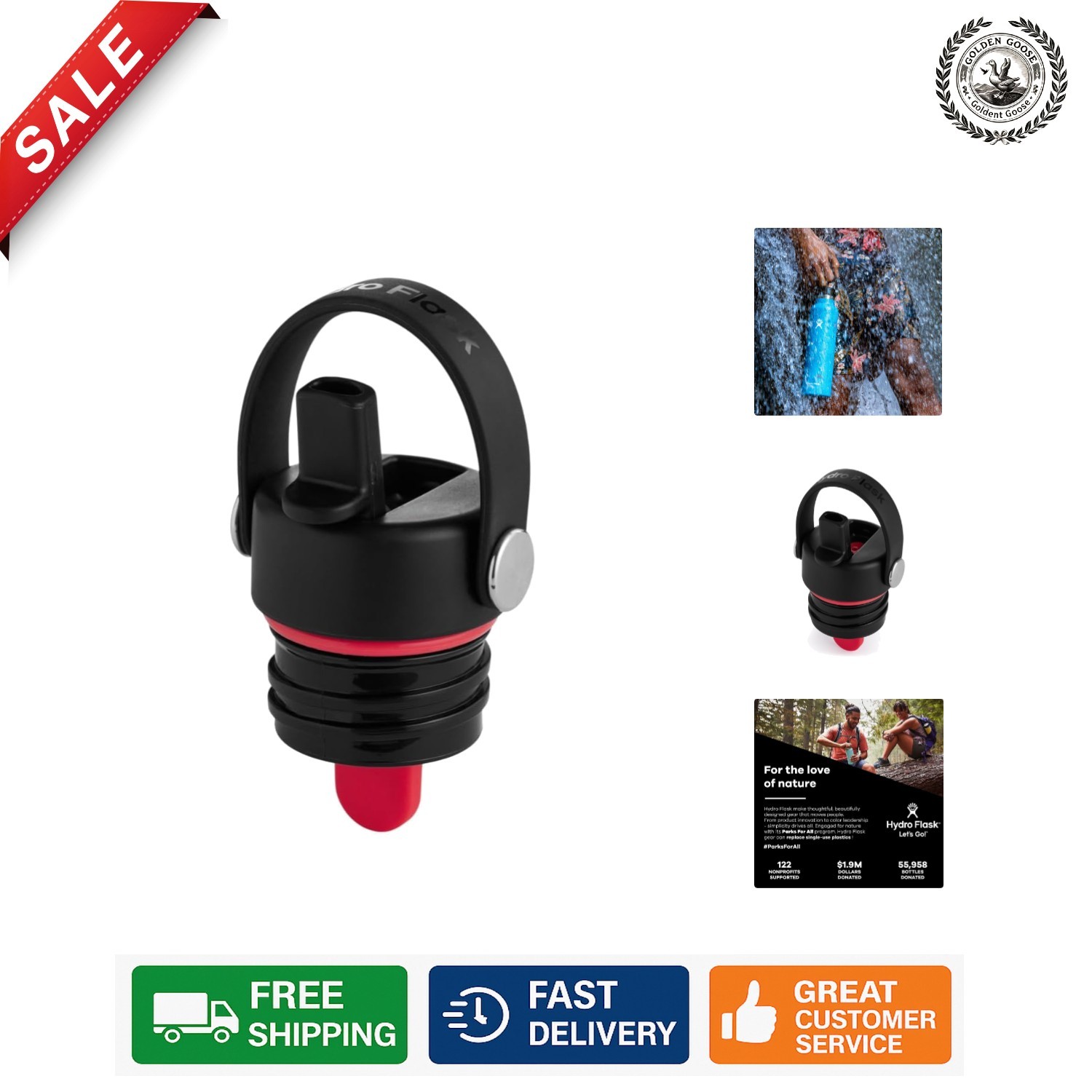 Durable & Easy-To-Clean Standard Mouth Flex Straw Cap for On-The-Go Beverages