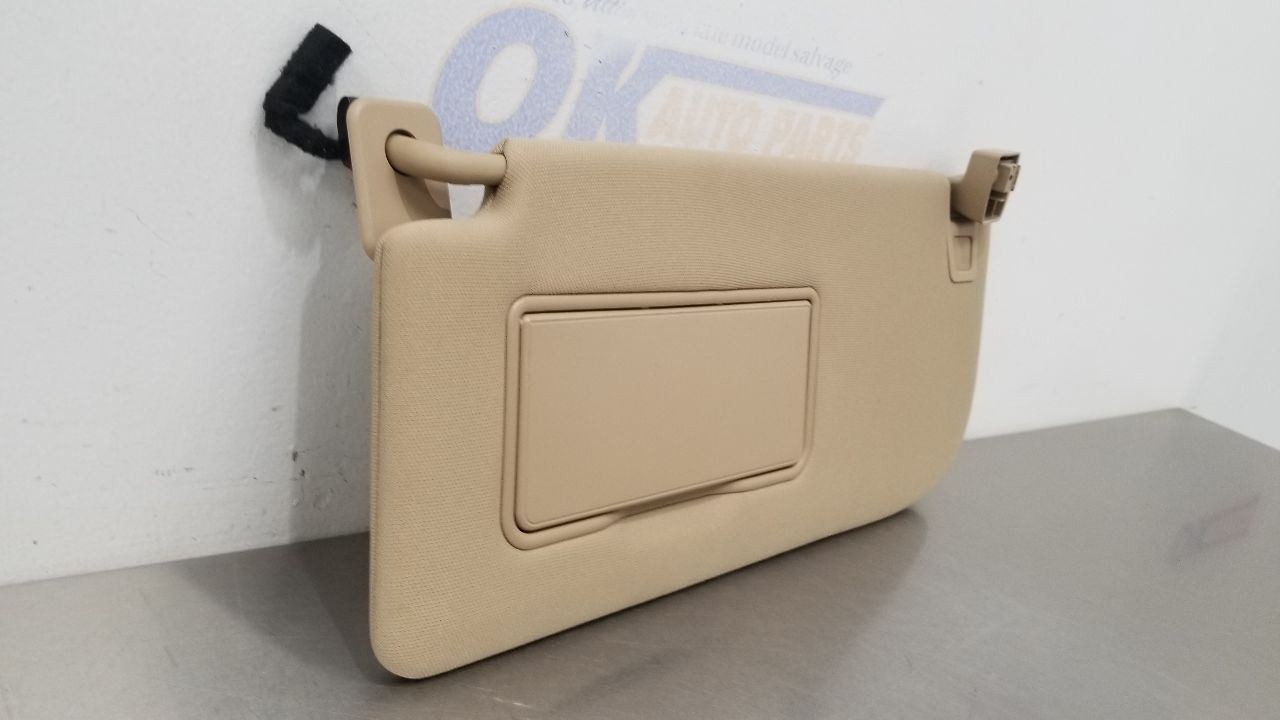 20 FORD F150 CREW CAB SUN VISOR ILLUMINATED GDO LEFT DRIVER TAN