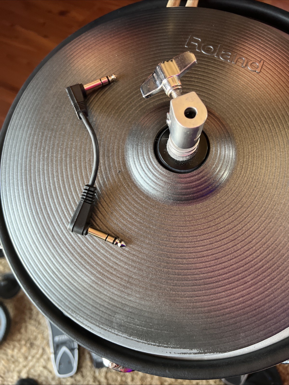 Roland VH-13  MG Electronic V Drum Hi Hat Cymbal &(clutch, Anti Rotate & Cable)