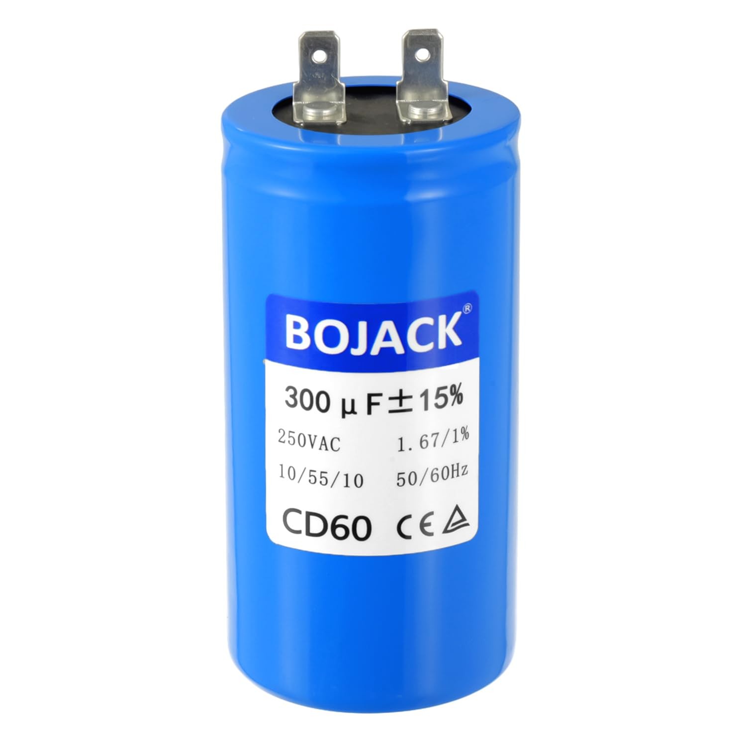 300 uf/MFD 250 VAC ±15 50/60 Hz CD60 Universal Round Start Capacitor Electric...