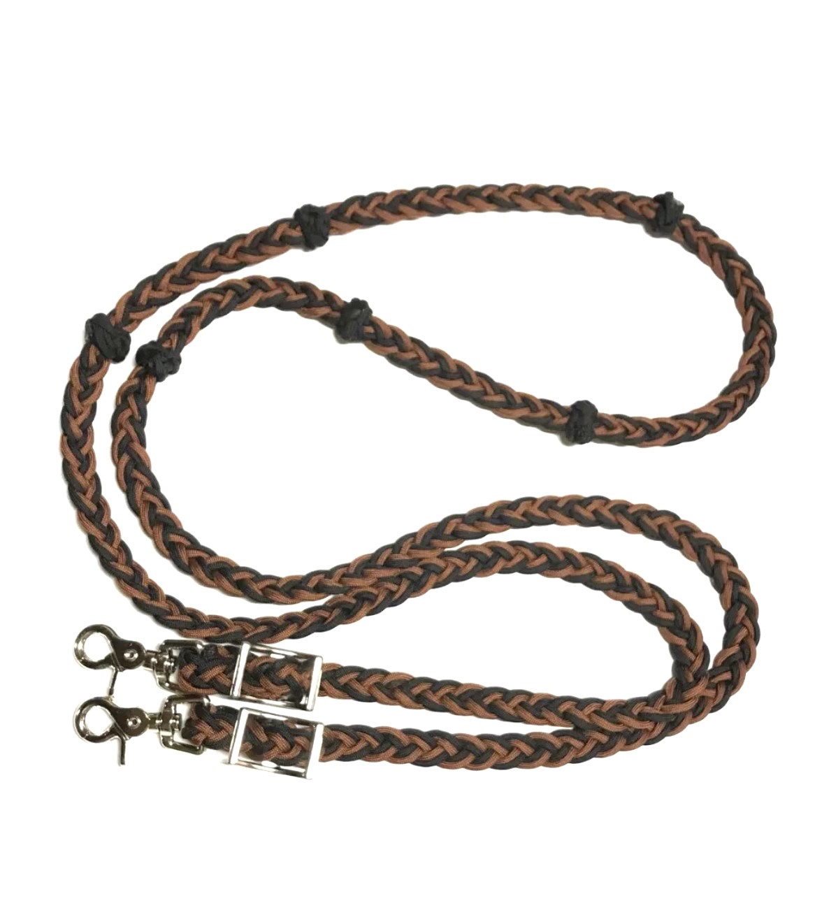 barrel reins 1/2" with moveable grip knots...you choose length
