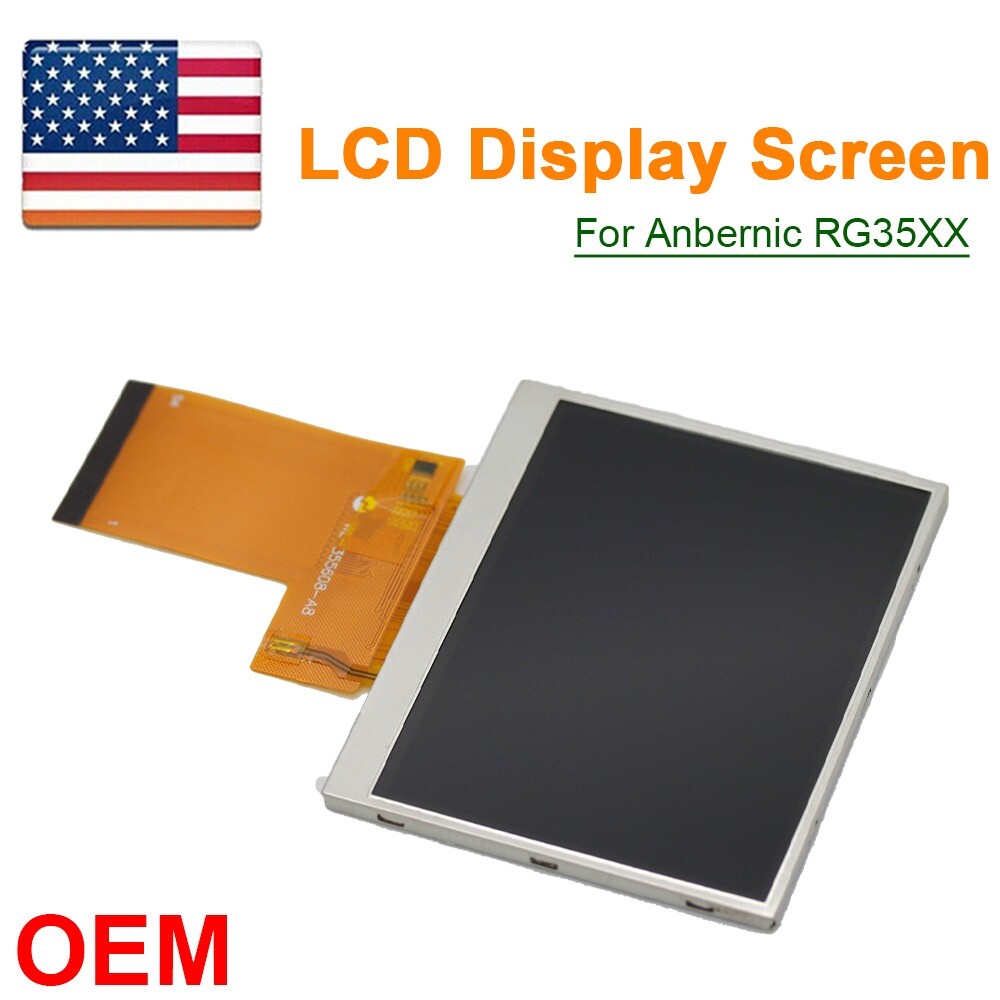 OEM 3.5 inch LCD Display Screen Panel Replacement For Anbernic RG35XX