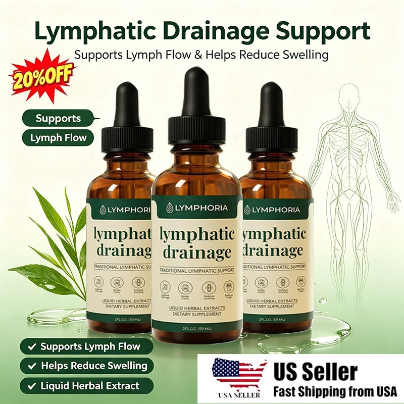 3X Lymphoria - Lymphatic Drainage 59ml - Detox,Bloat Relief & Immune Support