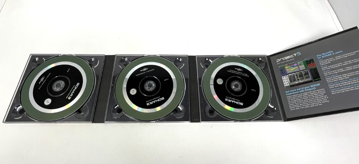 CAKEWALK SONAR3 PRODUCER Edition 3 Disk Set