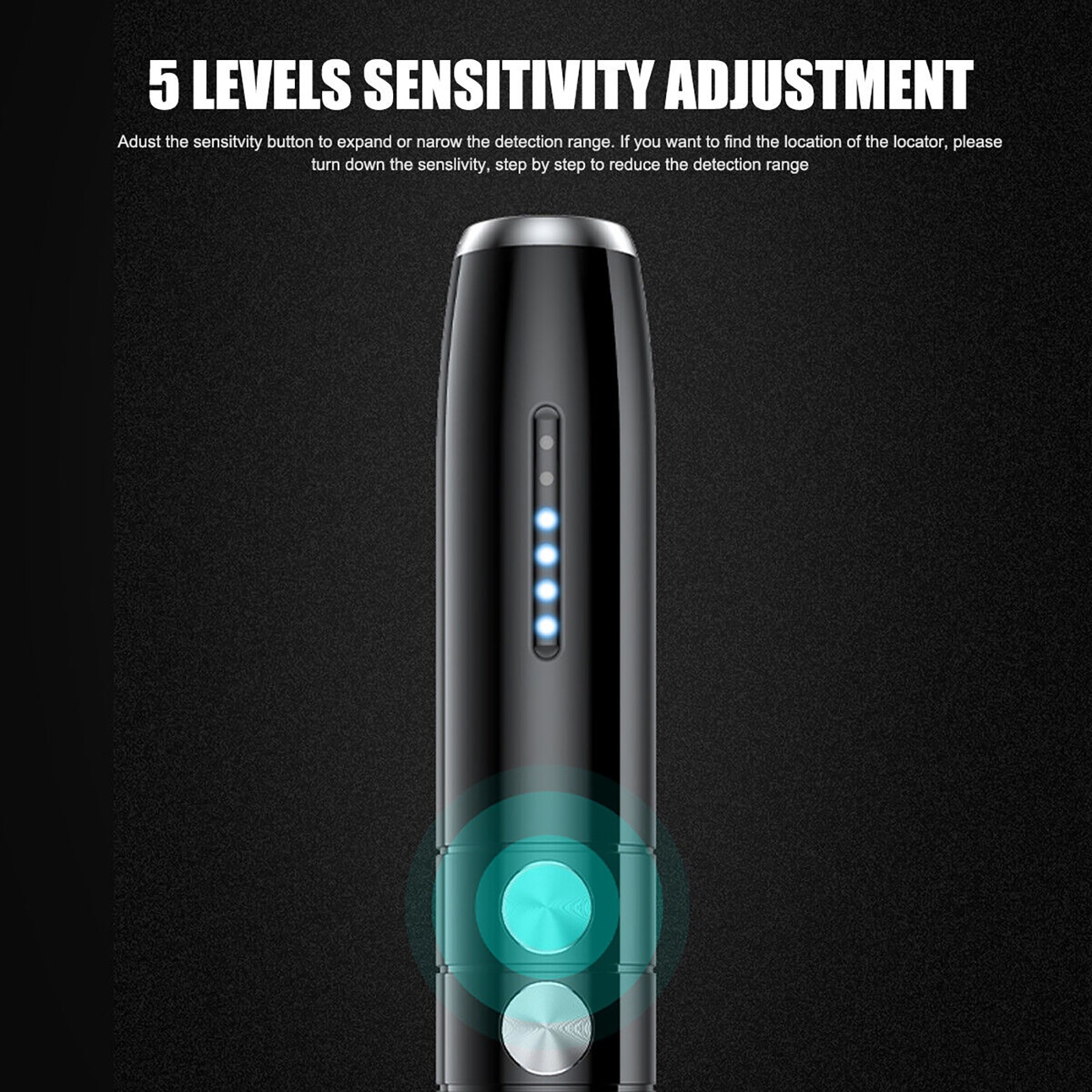 GPS RF Signal Detector Pen Anti-Spy Hidden Camera GSM Audio Bug Finder Recharge