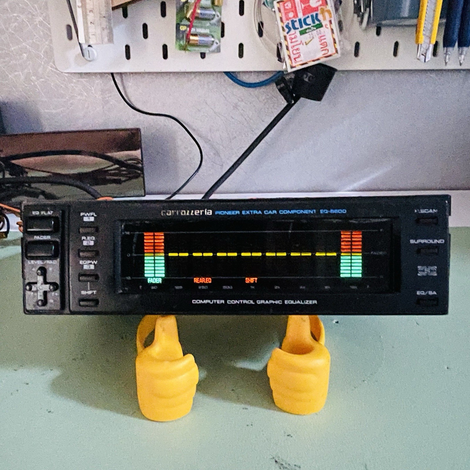 JDM PIONEER CARROZZERIA EQ-6600 Extra Car Graphic Equalizer Spectrum Analyzer