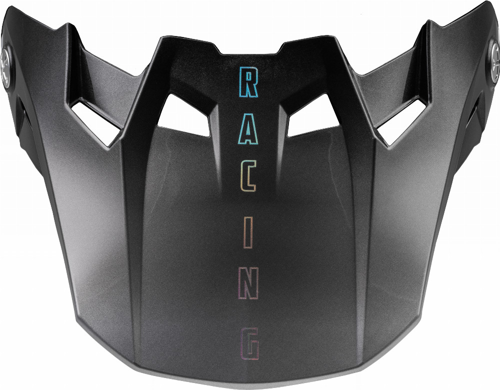 FORMULA CC DRIVER HELMET VISOR BLACK/CHAROCAL/WHITE YL/SM