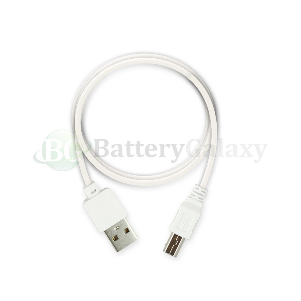 USB 2.0 Printer Cable Cord 6ft USB A to B White