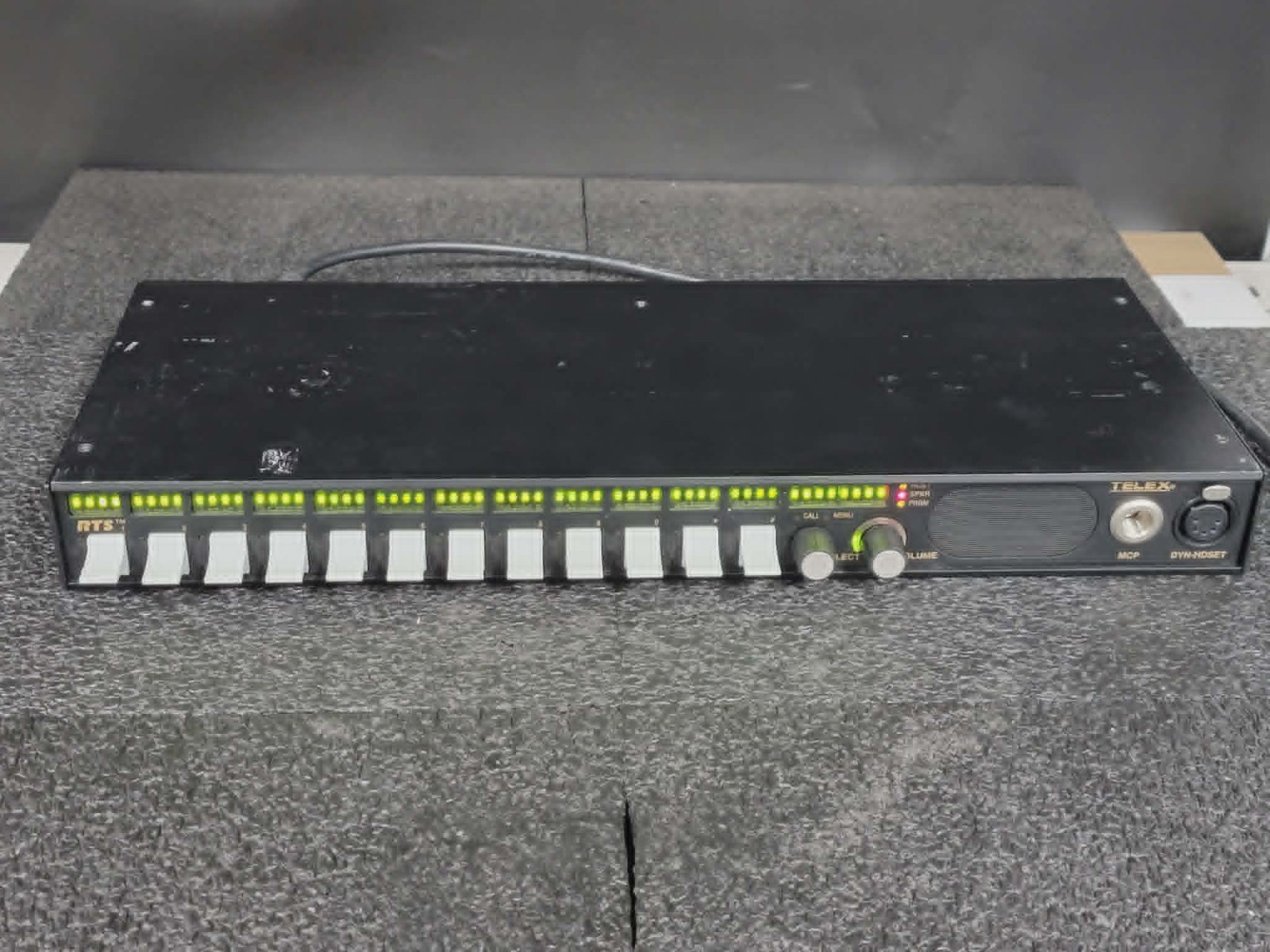 BOSCH TELEX RTS KP12 LK  BLACK 5 PIN 12 Position Lever Key Panel Intercom System