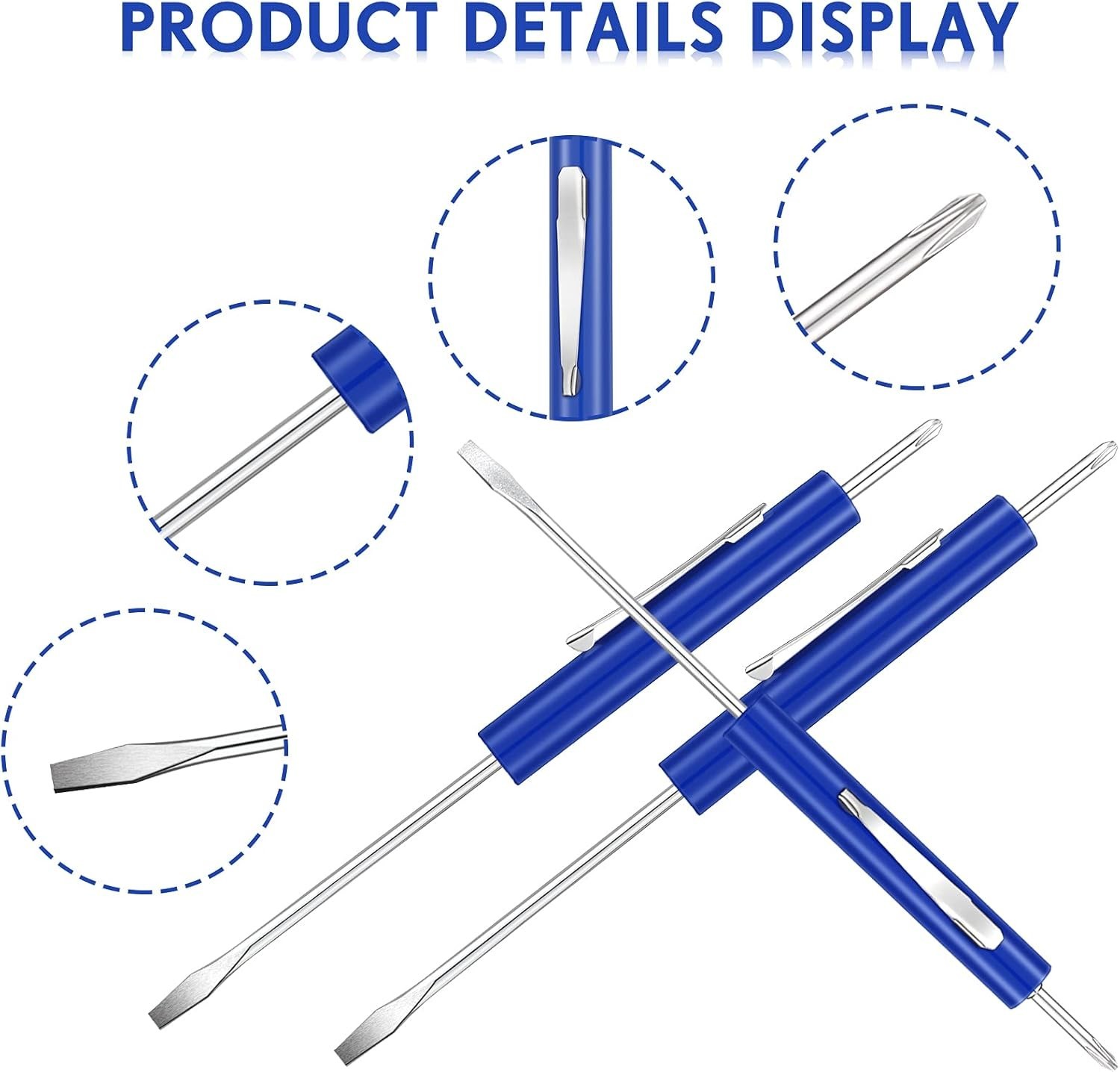 10 Pack Pocket Screwdriver Removal Tool - Small Precision Thermostat Tool