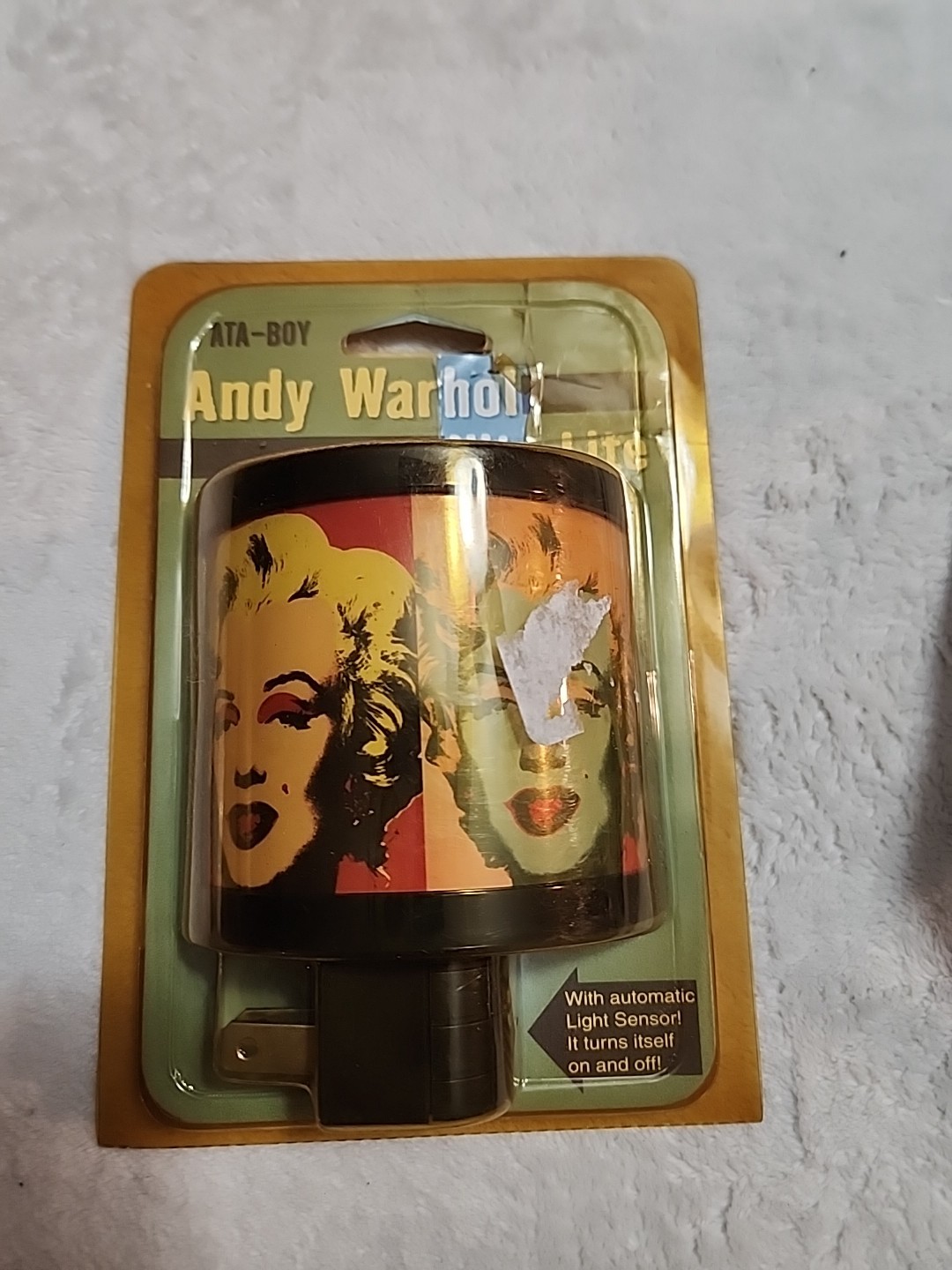 Marilyn Monroe Andy Warhol Nite  Lite Pop Art Collectible Ata Boy