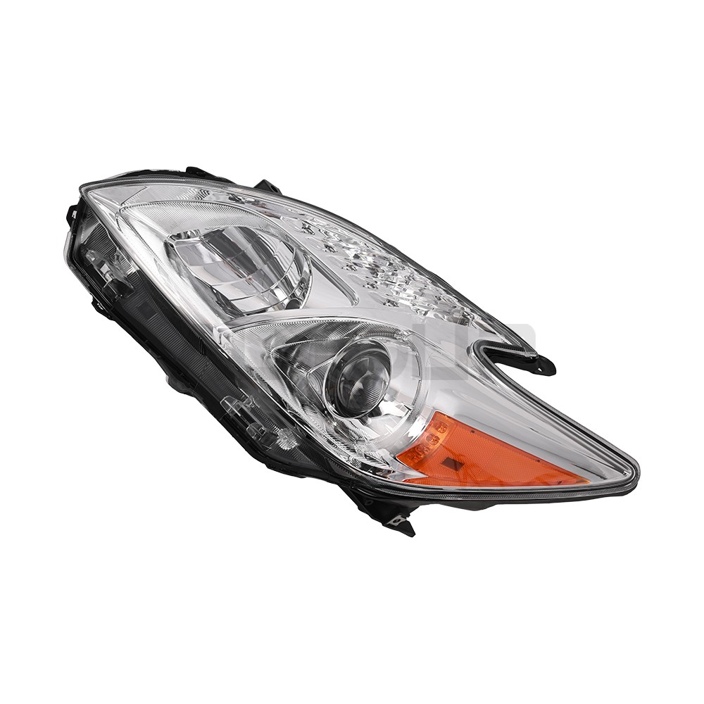 Halogen Front Headlights Left Driver Side For Toyota Prius 2010-2011 Chrome