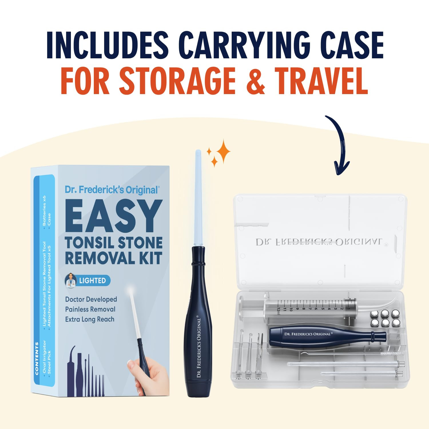 Dr. Frederick’S Original Easy Tonsil Stone Remover Kit - Fast Painless Tonsillol