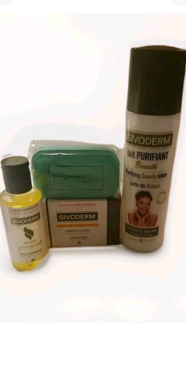SIVODERM Set of 3 (Anti B Soap 100g Beauty Lotion 220ml Anti Spot Lotion 70ml
