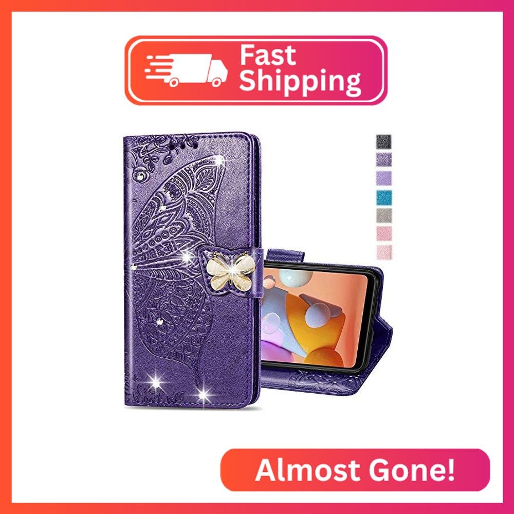COTDINFOR Compatible with Moto G 5G 2024 Wallet Case Glitter Bling with Card Hol