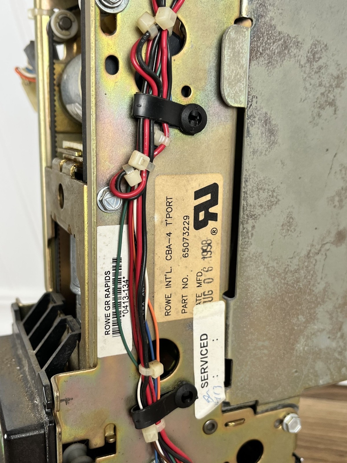 ROWE CBA-4 BILL ACCEPTOR BILL VALIDATOR CBA4