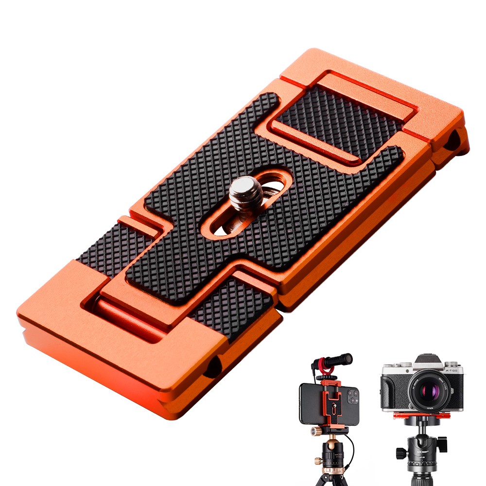 K&F Concept Smartphone Quick Release Plate cellphone with Standard 1/4" Screw