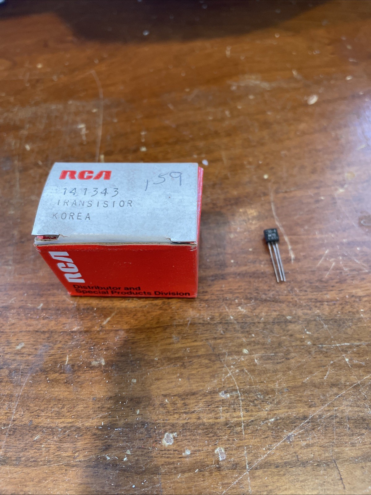 New Old Stock Vintage RCA Transistor Part # 141343
