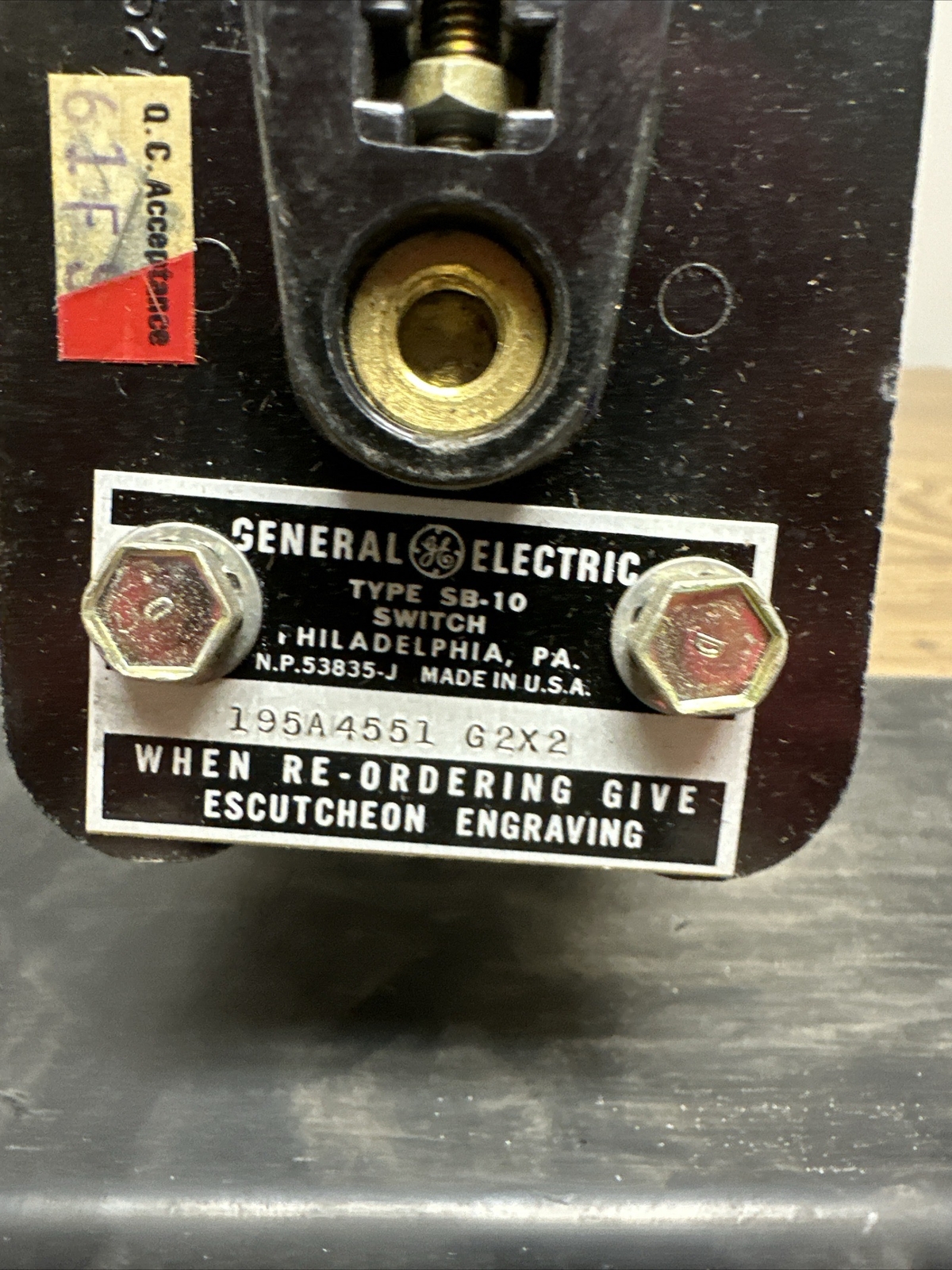 GE,195A4551G2X2,Selector Switch SB-10
