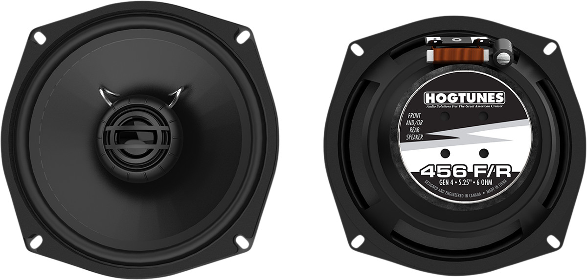 HOGTUNES Front/Rear Speakers - Fits 5-1/4" 456F/R