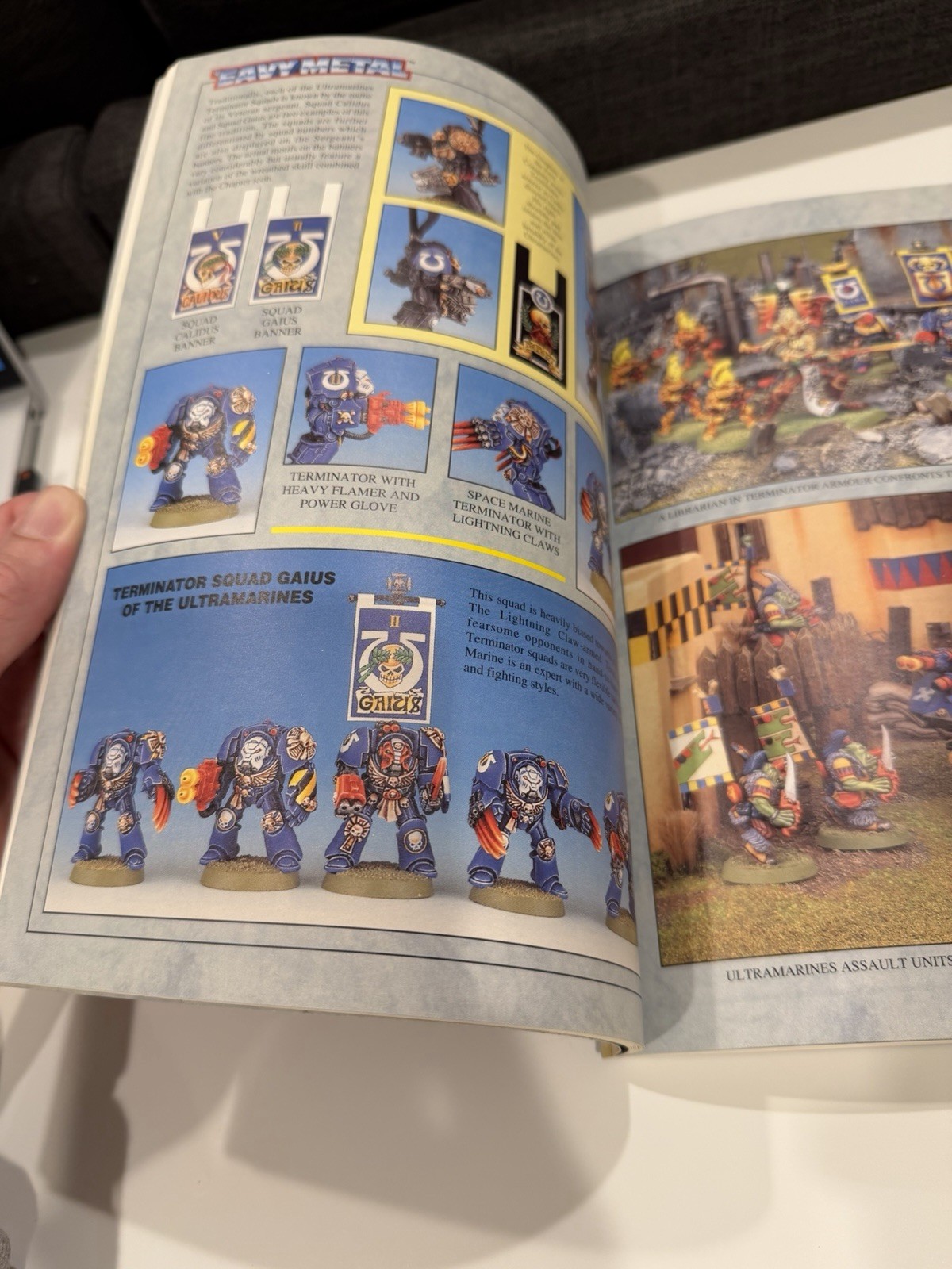 Games Workshop Warhammer 40k Ultramarines Codex 2nd Edition 1994 USED RARE OOP