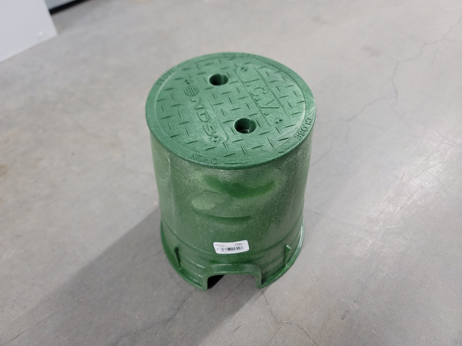 NDS Standard Series 6 in. Round Green Valve Box Model 108BC