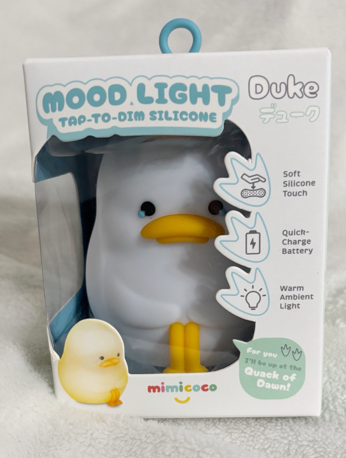 Mimicoco, Duke the Duck Mood Light Tap-To-Dim Silicone Night Light