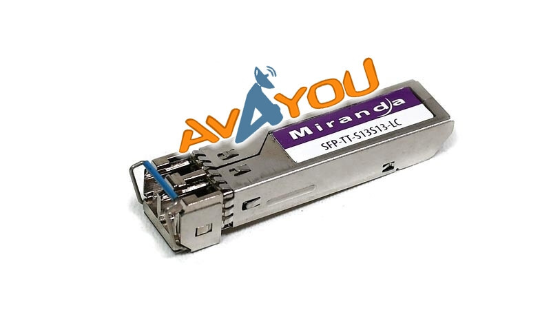 Miranda SFP-TT-S13S13-LC Dual fiber TX cartridge at 1310 nm with LC/PC 3G/HD/SD