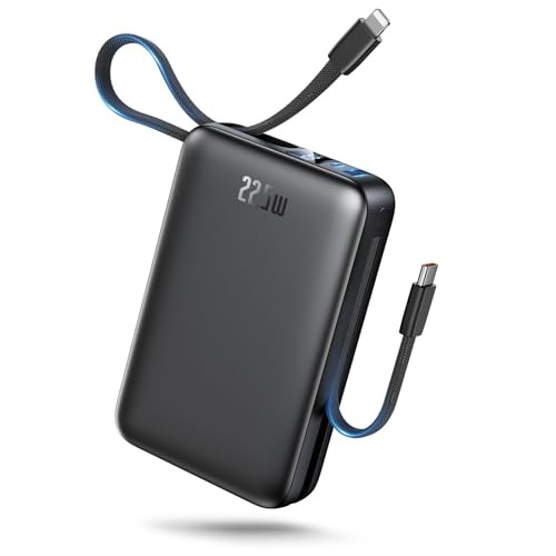 Portable Charger Power Bank,Portable Phone Charger with 2 50000mAh Carbon Black