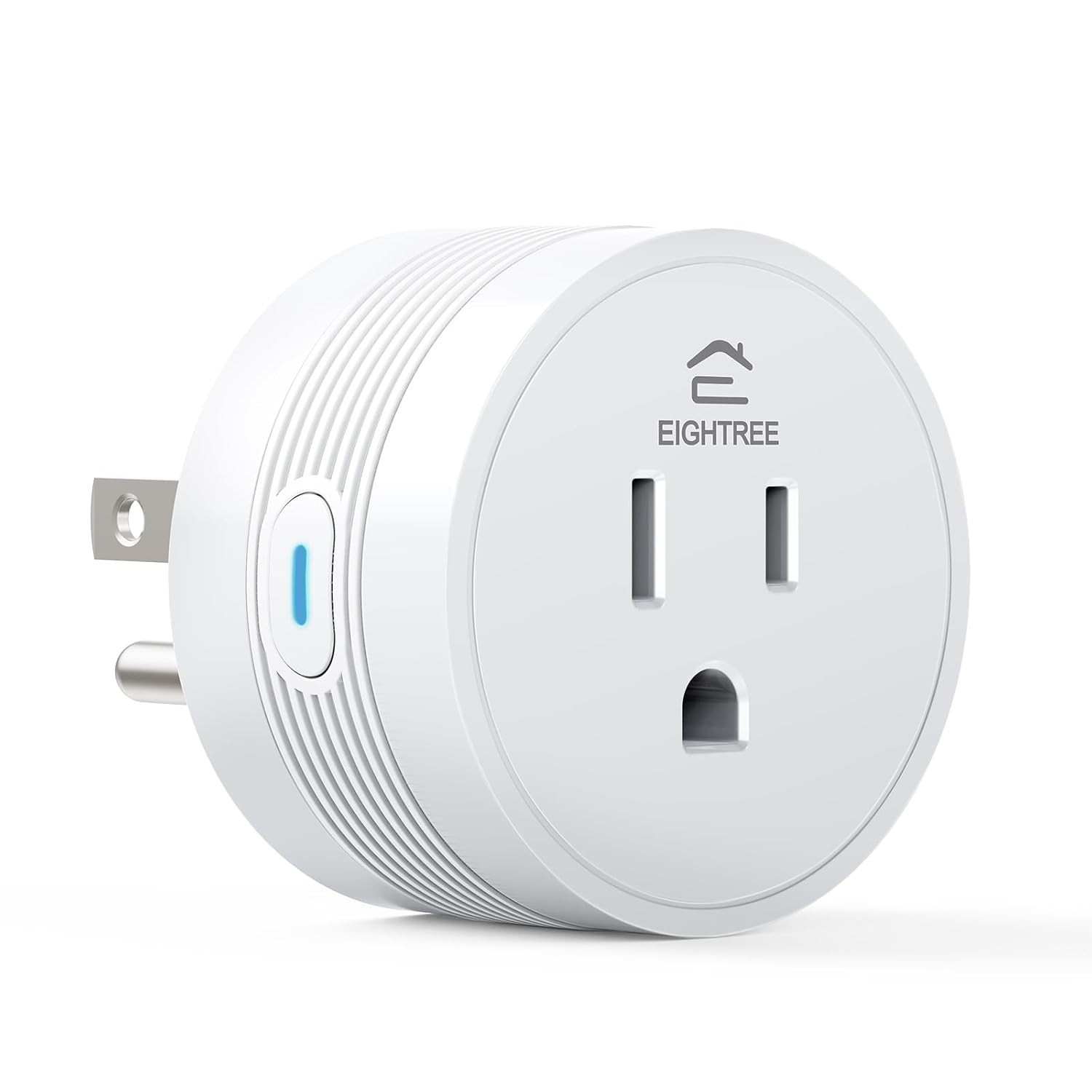 Dual Connection Smart Plug 15A - Remote Control & Voice Capabilities for Home