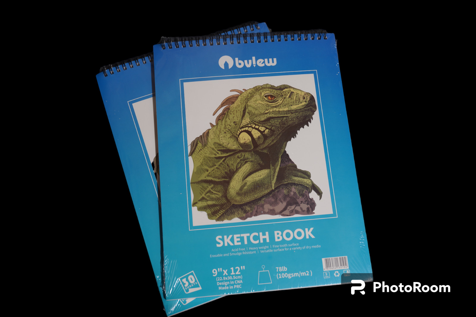 2 Sketch Book Paper Pad Drawing Notebook 9"x12" Sketchbook Art Supply 60 Sheets