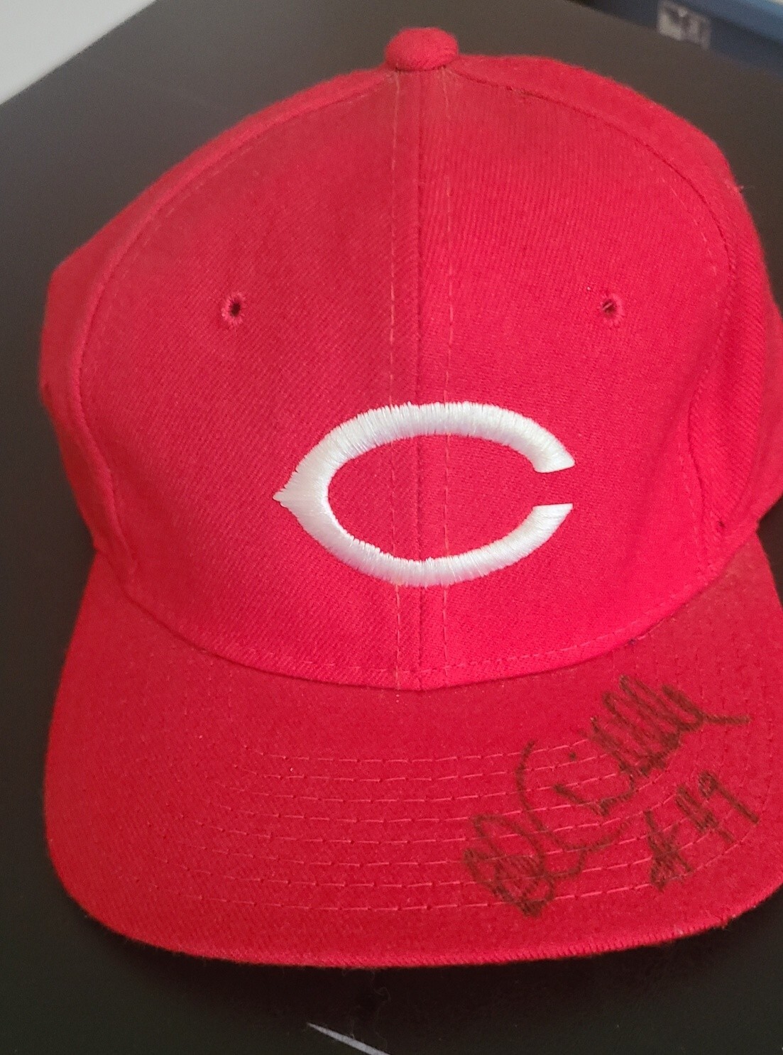 Rob Dibble Signed Cincinnati Reds Hat From Early 90s