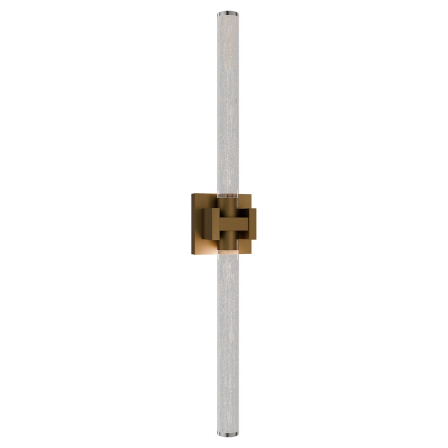 dweLED Ripple 1Lt 32" Bath Vanity & Wall Light/2700K, Brass/ - WS-85532-27-AB