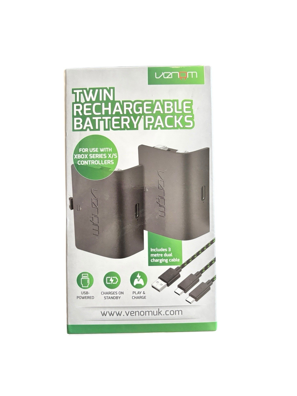 READ DESC Venom Xbox Series X  Series S Controller Rechargeable Battery Pack