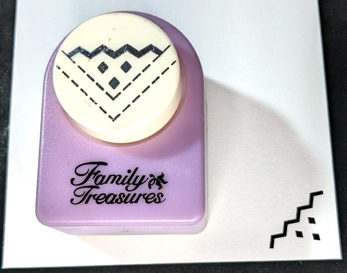 Family Treasures Art corner Paper Punch for letters, notes. scrapbooking, etc