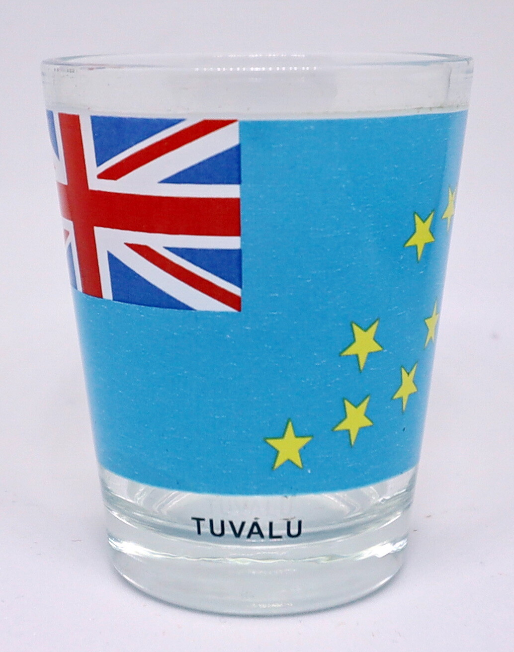 TUVALU FLAG SHOT GLASS SHOTGLASS