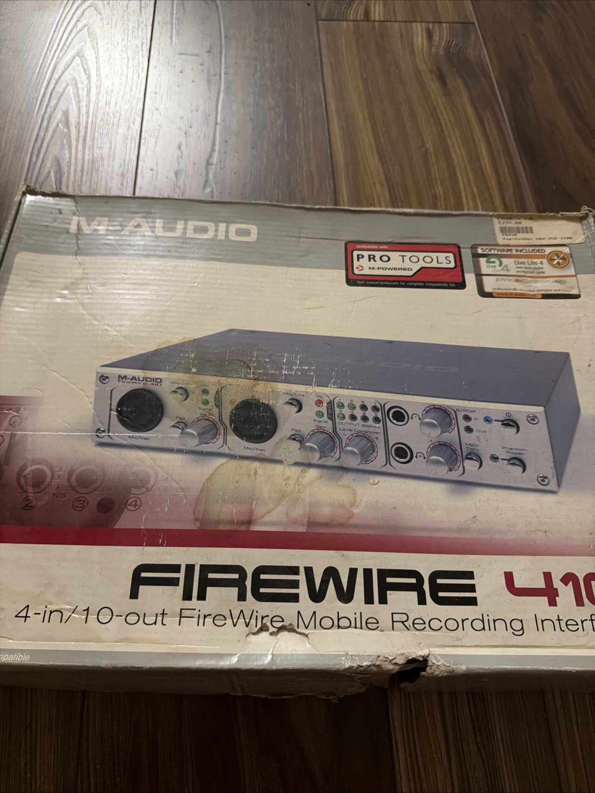 M-Audio Firewire 410 Digital Recording Interface with Power Supply + Cable