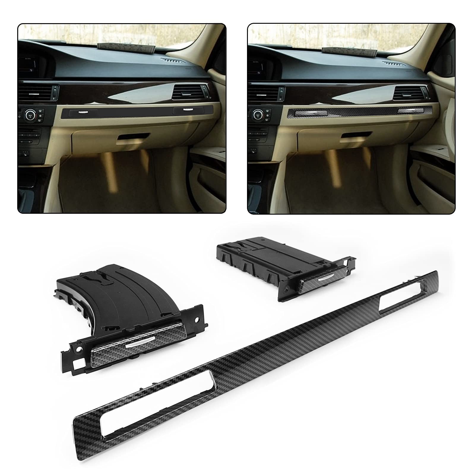 FEXON Cup Holder Divers & Passenger Side Retractable (3Pcs) Set Compatible wi...