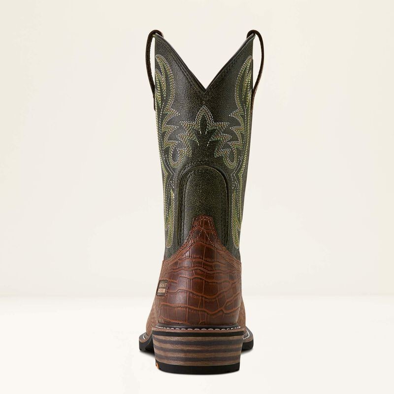 Men's Ariat Ironside Square Toe Steel Toe Work Boot - Brown