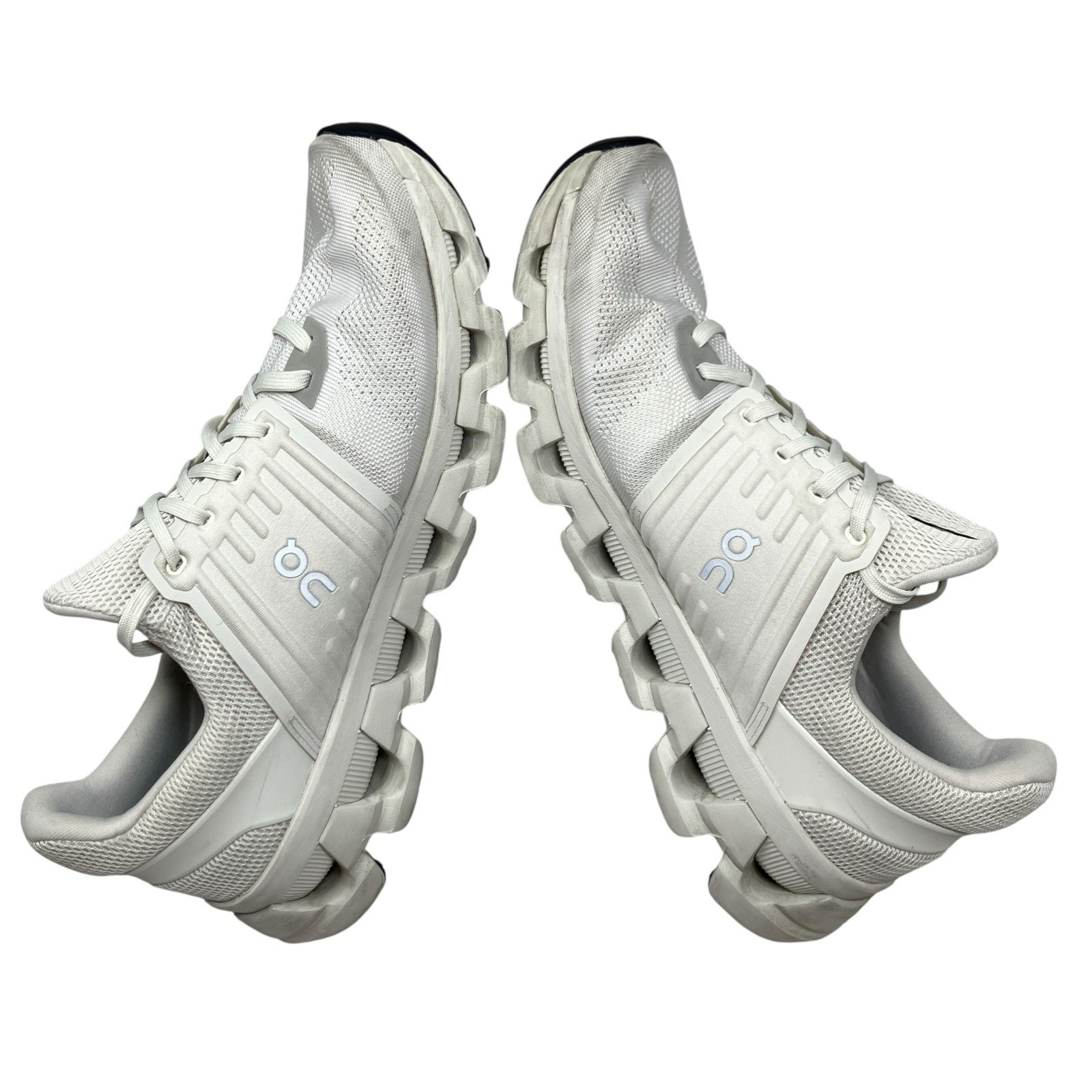 On Cloud Sneakers Mens 9.5 White Cloudswift 3 AD Ice Black Running 3MD10241926