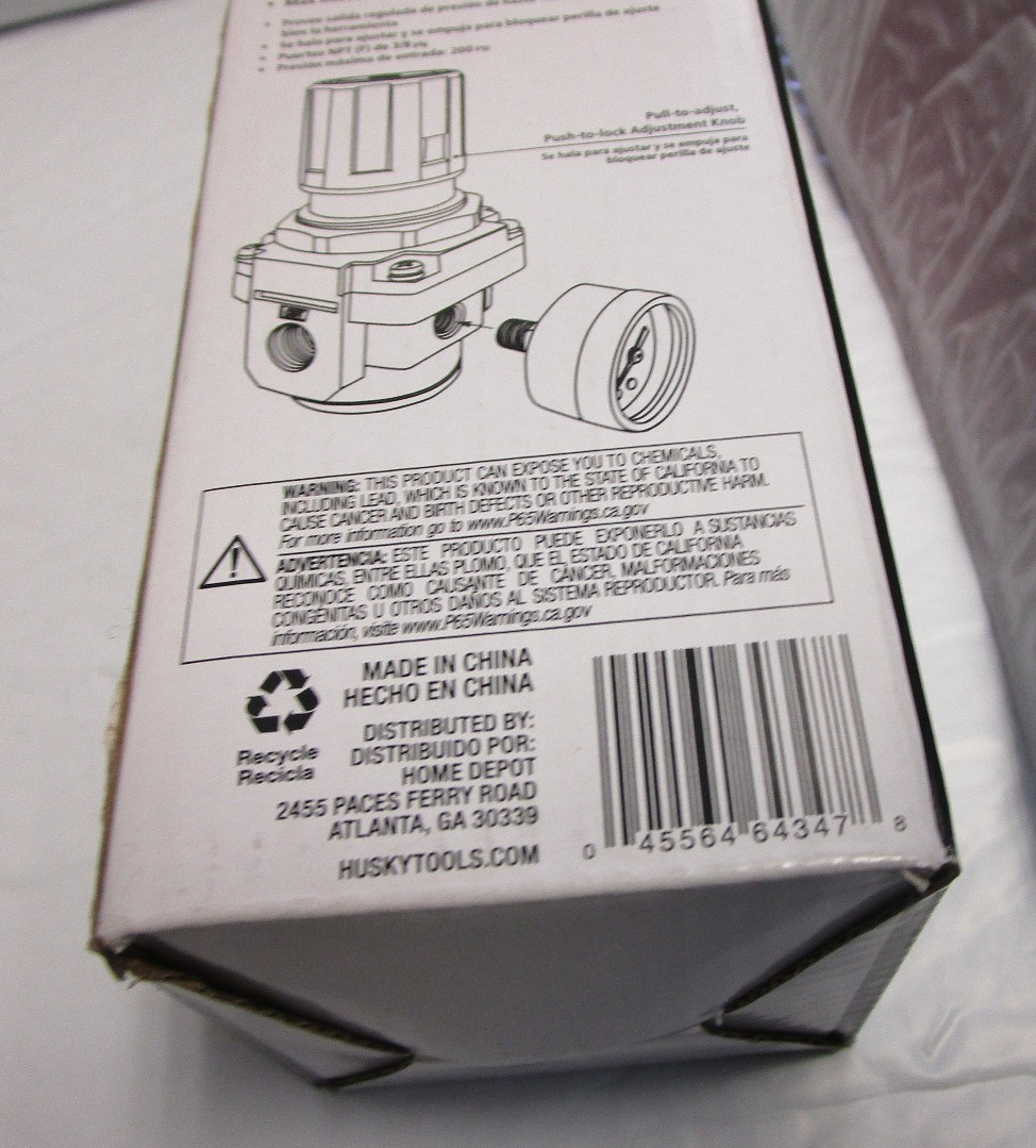 Husky 3/8 in. High Performance Air Regulator
