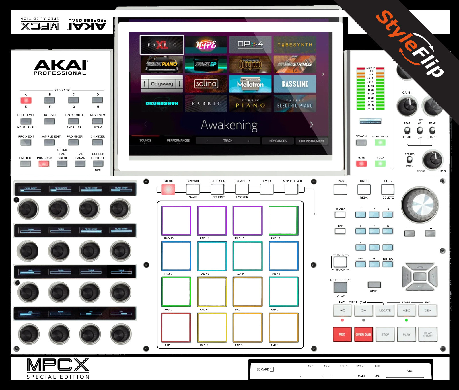 Akai MPC-X SE Skin | White | Protective Decal | StyleFlip Skins