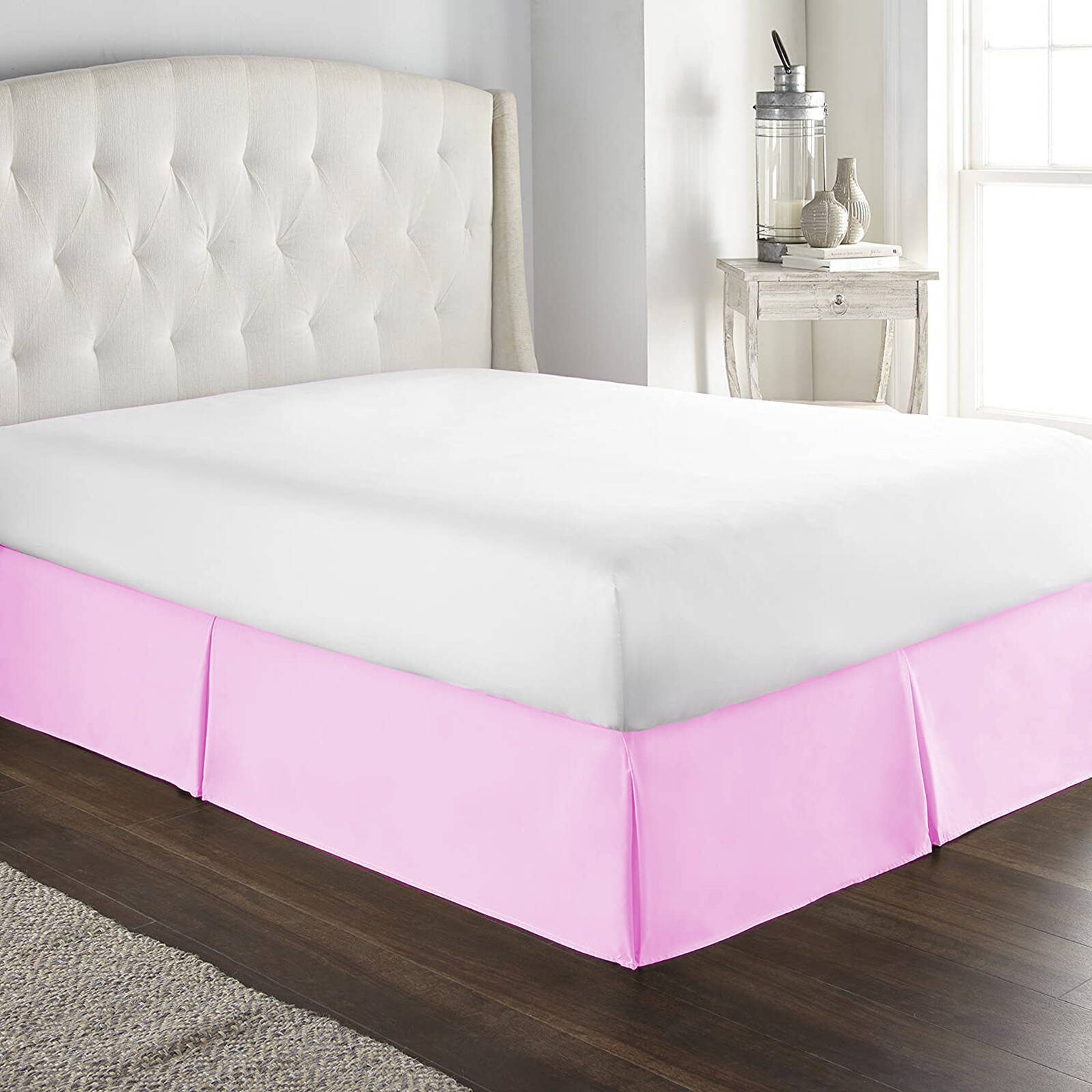 Bedding Collection 1000 TC OR 1200 TC 100% Cotton Pink Solid All Item